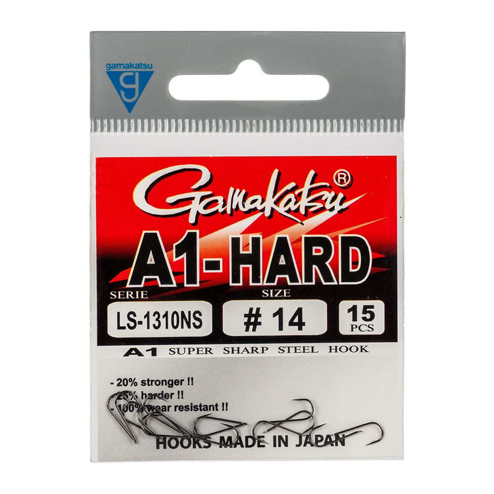 Крючок Gamakatsu Hook A1 LS-1310NS №14. Фото №1