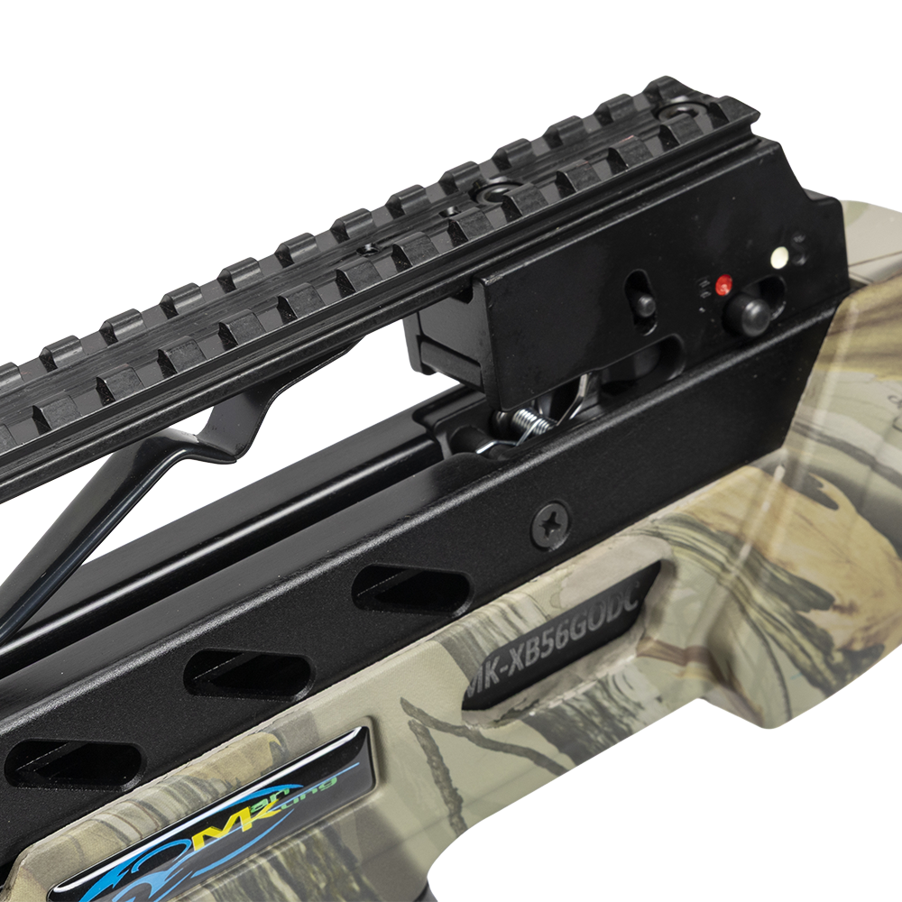 Арбалет блочный Mun Kung - MK XB56 (камуфляж, 4 стрелы, воск, прицел 4х32, ремень, кивер, натяжитель. Фото №11