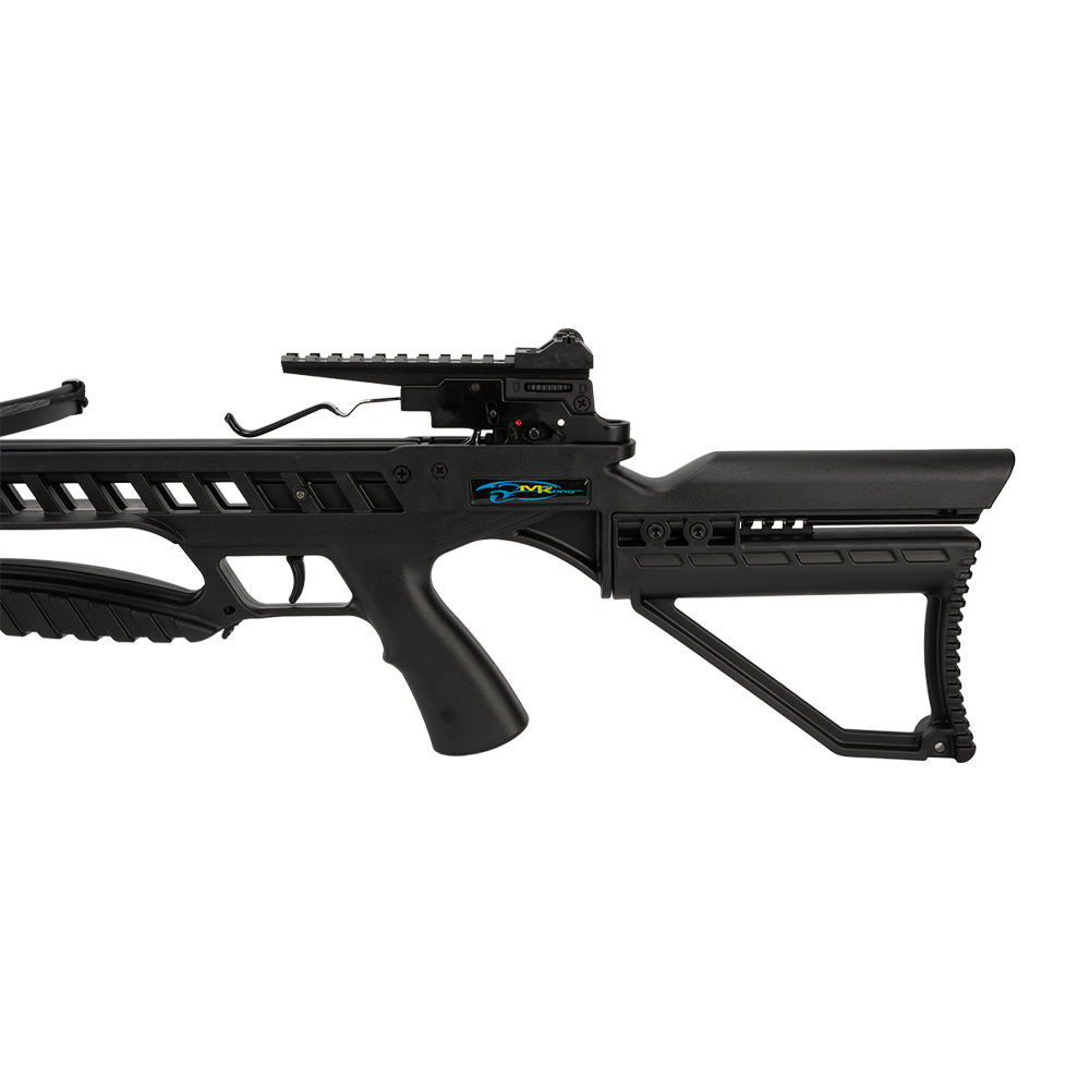Арбалет рекурсивный Man Kung - MK XB21 (черный, 2 стрелы, воск, стрингер). Фото №4