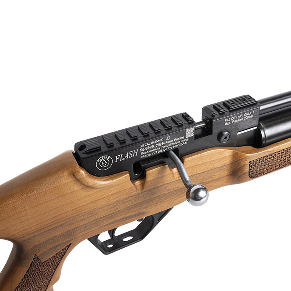 Винтовка пневматическая Hatsan FLASH W, калибр 6.35, 3 Дж (РСР, дерево). Фото №5 Винтовка пневматическая Hatsan FLASH W, калибр 6.35, 3 Дж (РСР, дерево). Фото №5