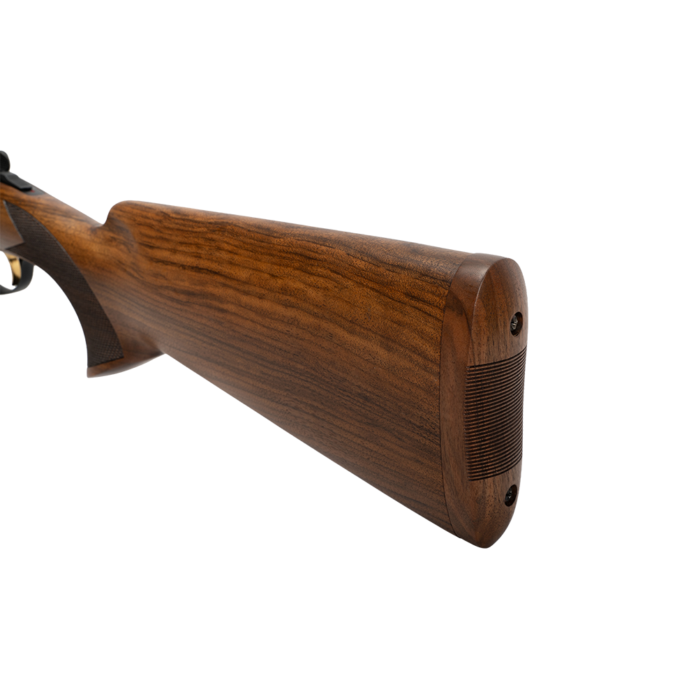 Ружье ATA SP Avangarde Black (сталь, черная колодка с цветочной гравировкой), 12/76,660мм, орех класс 2, кейс. Фото №2 Ружье ATA SP Avangarde Black (сталь, черная колодка с цветочной гравировкой), 12/76,660мм, орех класс 2, кейс. Фото №2