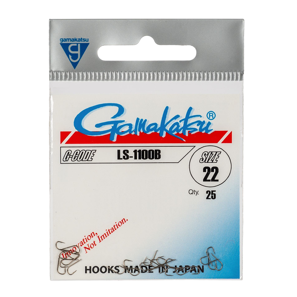 Крючок Gamakatsu Hook LS-1100B Brown №22. Фото №1 Крючок Gamakatsu Hook LS-1100B Brown №22. Фото №1
