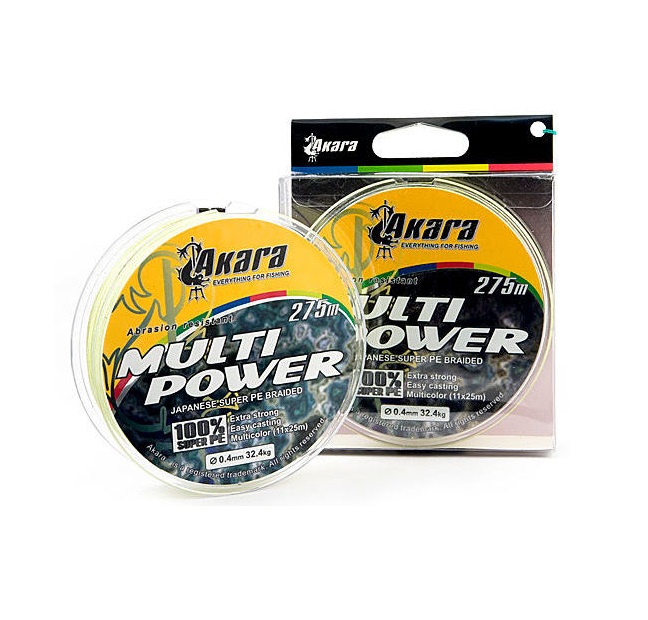 Шнур Akara Multi Power 275м 0,50. Фото №2 Шнур Akara Multi Power 275м 0,50. Фото №2