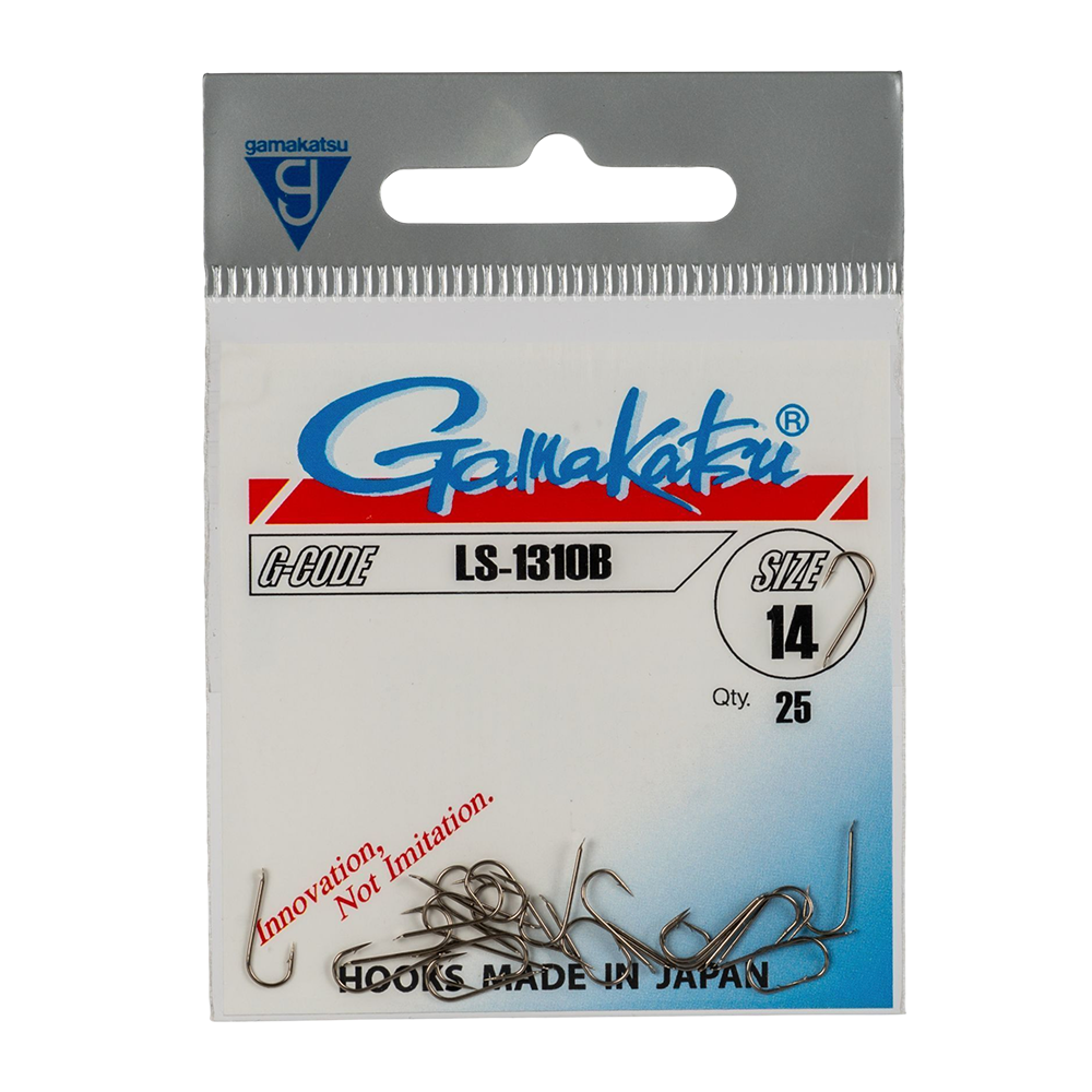 Крючок Gamakatsu Hook LS-1310B Brown №14. Фото №1