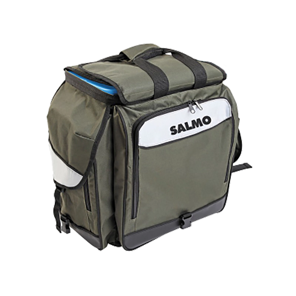 Ящик-рюкзак рыболовный зимний Salmo 61 (из трех частей) 30х38х38см. Фото №1 Ящик-рюкзак рыболовный зимний Salmo 61 (из трех частей) 30х38х38см. Фото №1