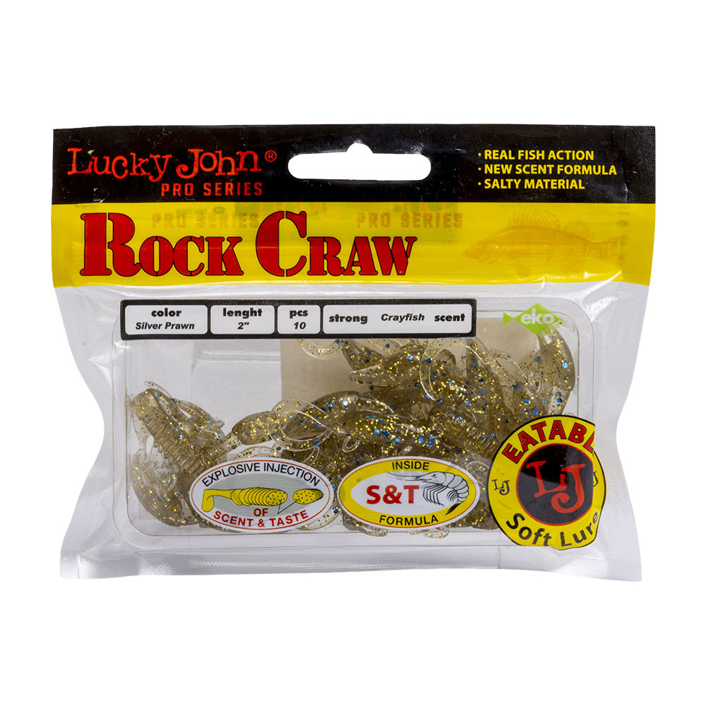 Твистер Lucky John Pro Series Rock Craw 2" 50мм, (10шт. упак.) цвет CA35. Фото №1 Твистер Lucky John Pro Series Rock Craw 2" 50мм, (10шт. упак.) цвет CA35. Фото №1
