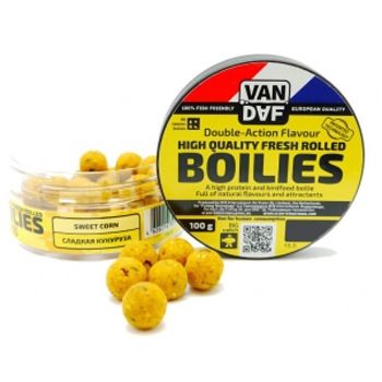 Бойлы VAN DAF Honey - Мёд, 15 мм, жёлтый, 100 г.. Фото №1