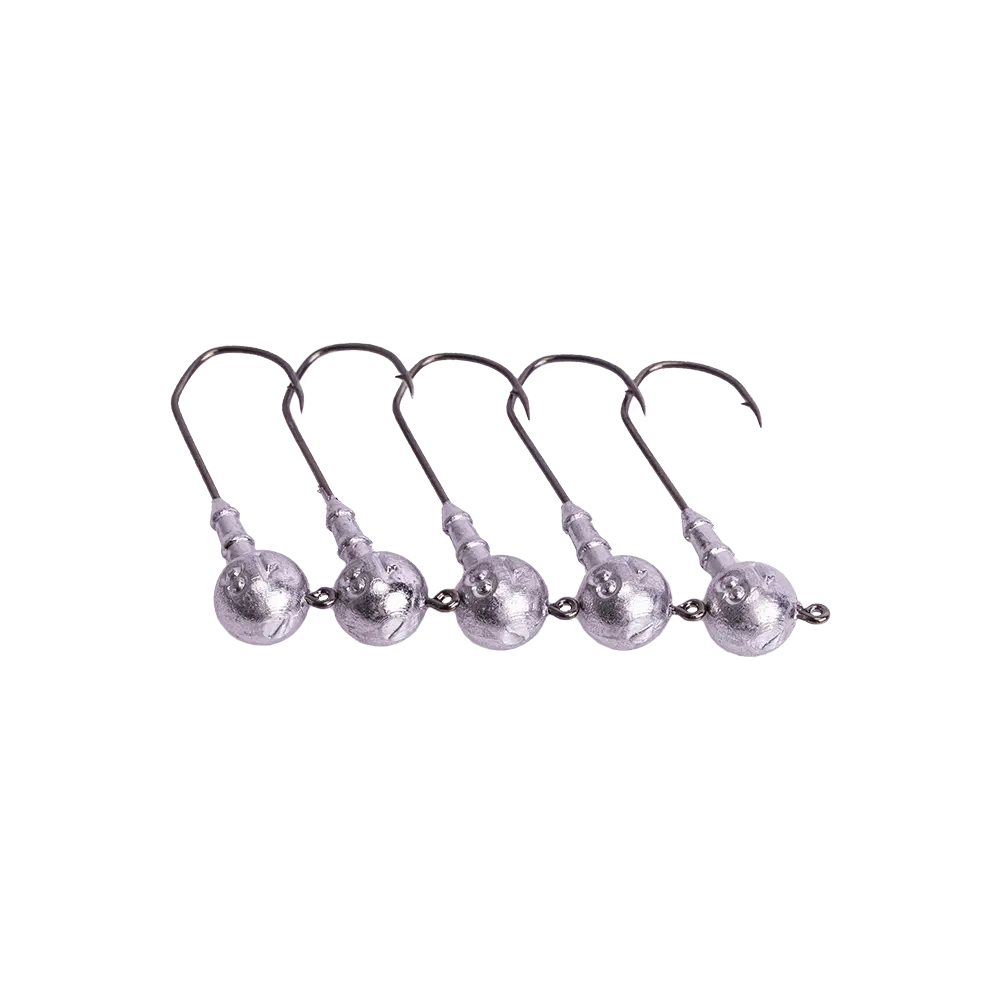 Джиг головка на крючке 55мм "Коготь" №3/0 18гр (5шт. упак.) (ИП Набов). Фото №2