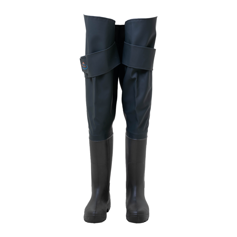 Сапоги Вездеход "Водяной" рыбацкие из ЭВА с утеплителем,надставка из винитола (Оливковый) р. 43. Фото №1