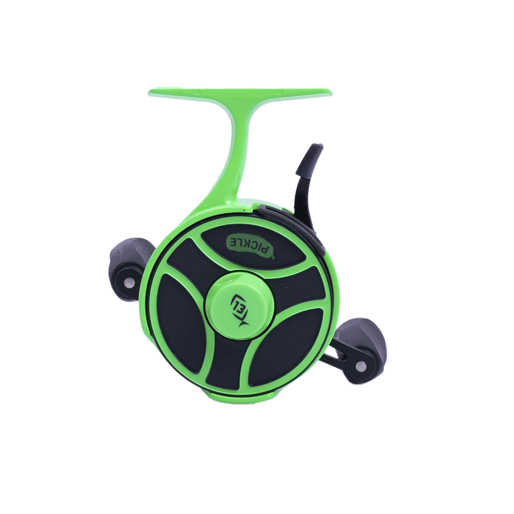 Катушка 13 FISHING FreeFall Ghost Radioactive Pickle - Left Hand (Green). Фото №5