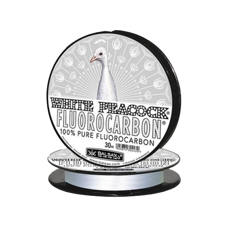 Леска Balsax White Peacock Fluorocarbon 30м 0,25мм-5,53кг. Фото №2