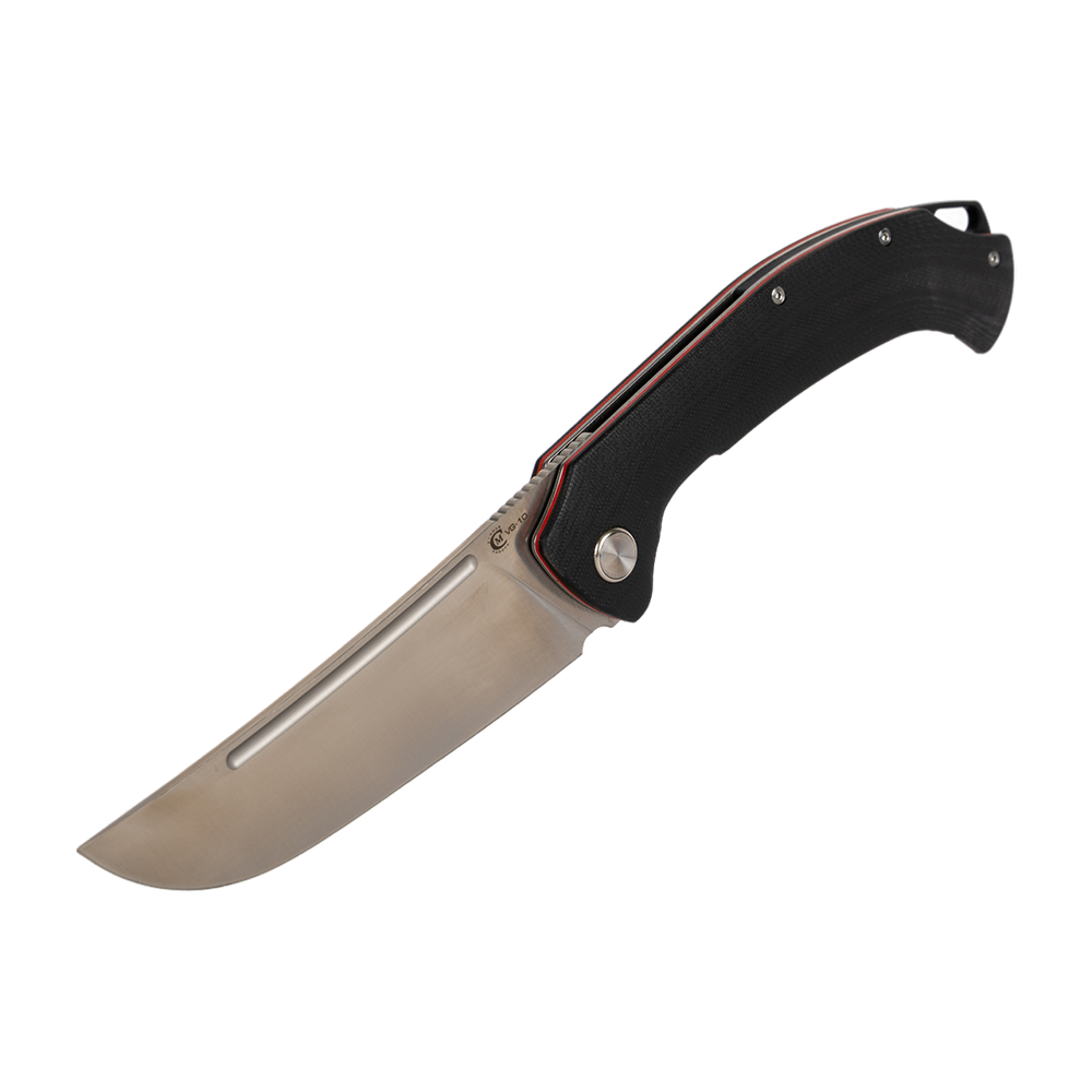 Нож складной МС "Узбекский" сталь VG-10, рукоять G10 (черная). Фото №7 Нож складной МС "Узбекский" сталь VG-10, рукоять G10 (черная). Фото №7