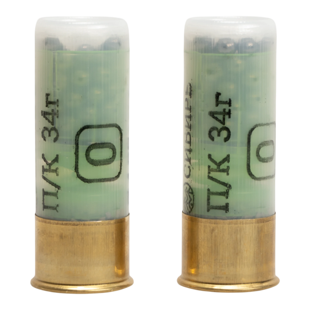 Патрон СИБИРЬ PREMIUM 12/70 охотничий дробовой 34г №0 (CX-2000) (пачка 25 шт) (в коробке 250шт). Фото №3