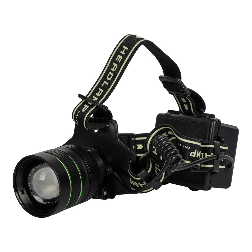 Фонарь налобный (аккумулятор 18650-3шт,+COB диод, цифровой индикатор заряда, регулировка яркости, датчик движения, power bank). Фото №2