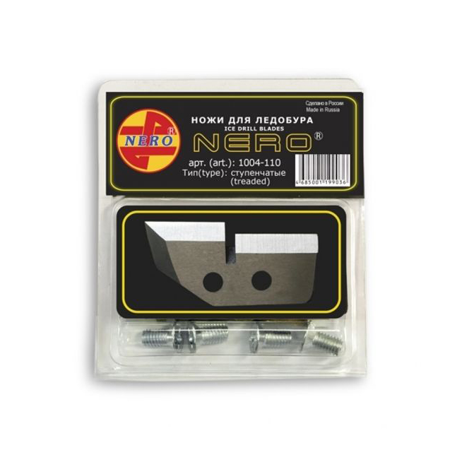 Ножи для ледобура ступенчатые универсальные 130мм (в блистерной упаковке). Фото №2 Ножи для ледобура ступенчатые универсальные 130мм (в блистерной упаковке). Фото №2