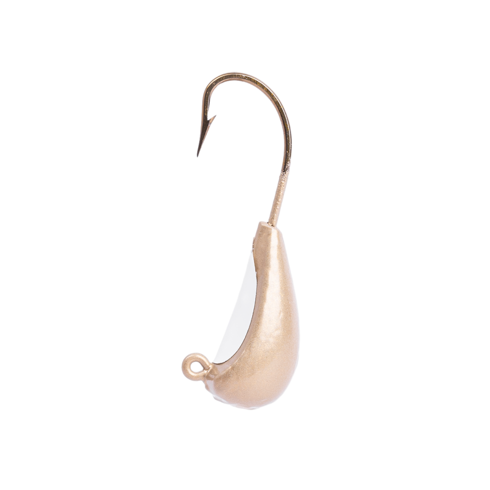 Мормышка свинцовая ЖОР Фунтик джиг, 30мм, 18,5гр, цвет (Ц №1) золото. Фото №1