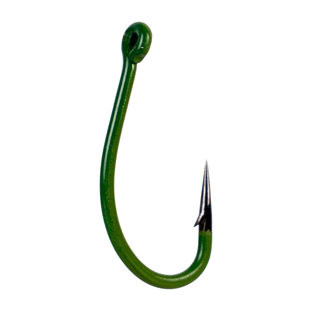 Крючок Gamakatsu A-1 G-Carp Camouflage Green Super №02. Фото №3