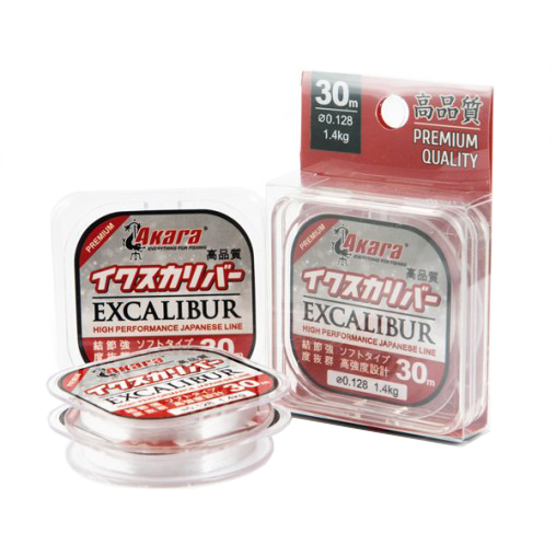 Леска Akara Excalibur Premium Quality 30м 0.091. Фото №1 Леска Akara Excalibur Premium Quality 30м 0.091. Фото №1