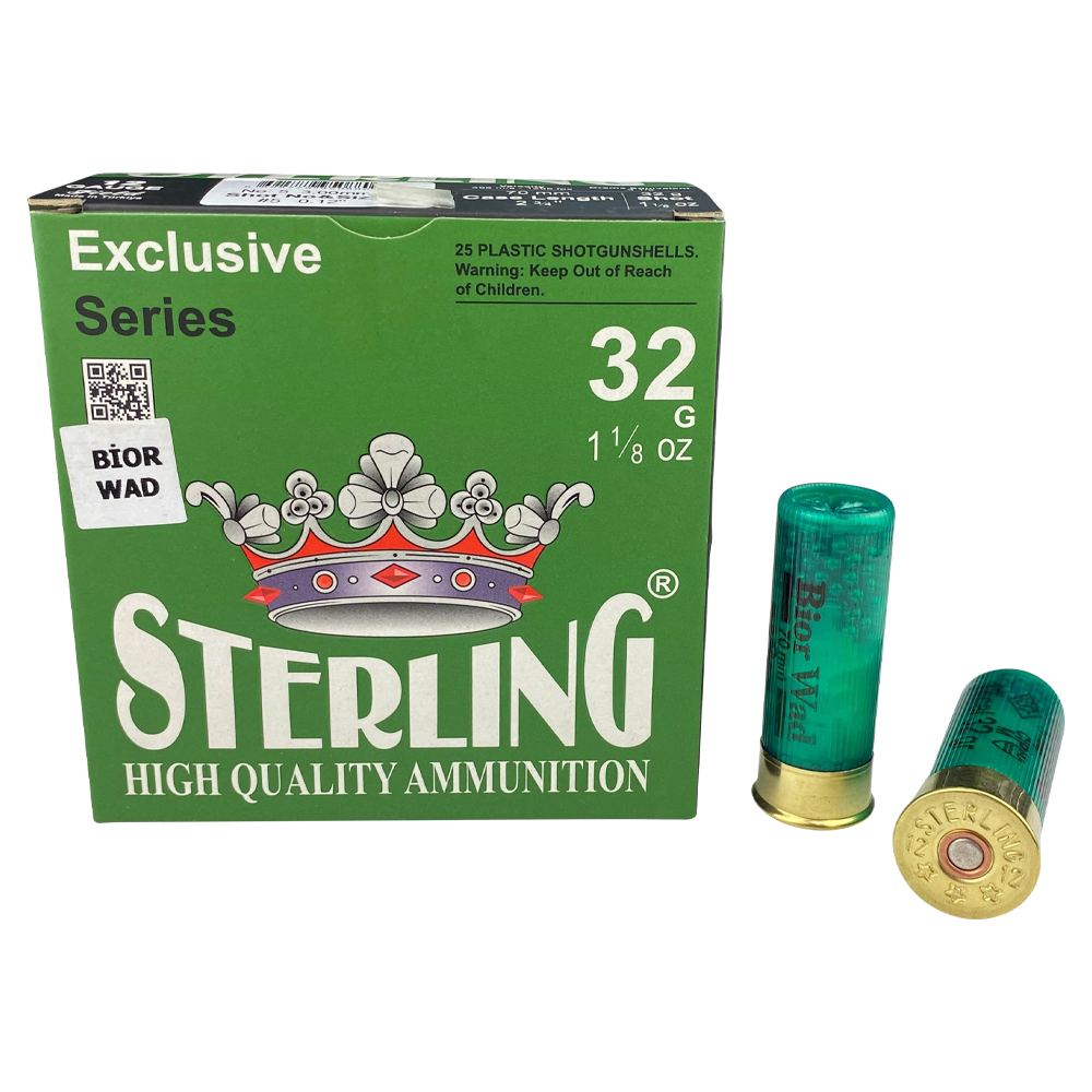 Патрон STERLING 12/70 Bior №7 34 гр. (в пачке 25 шт.). Фото №1