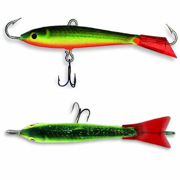 Балансир Kuusamo Tasapaino 60мм, 9гр, цвет (RB/BL/FYe/FR-R) с тройником. Фото №1 Балансир Kuusamo Tasapaino 60мм, 9гр, цвет (RB/BL/FYe/FR-R) с тройником. Фото №1