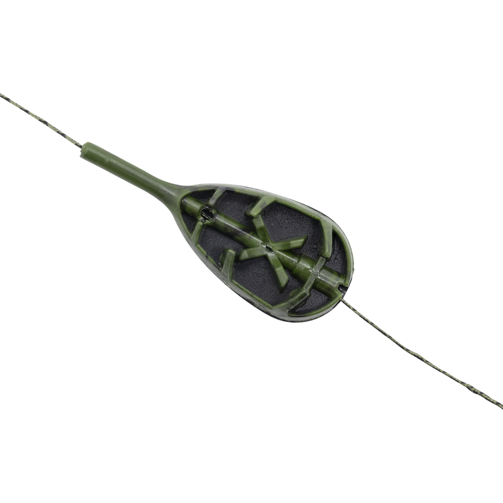 Монтаж фидерный X-FEEDER PL FLAT MIDI 050 г (лидкор, 1 крючок с волосом). Фото №2