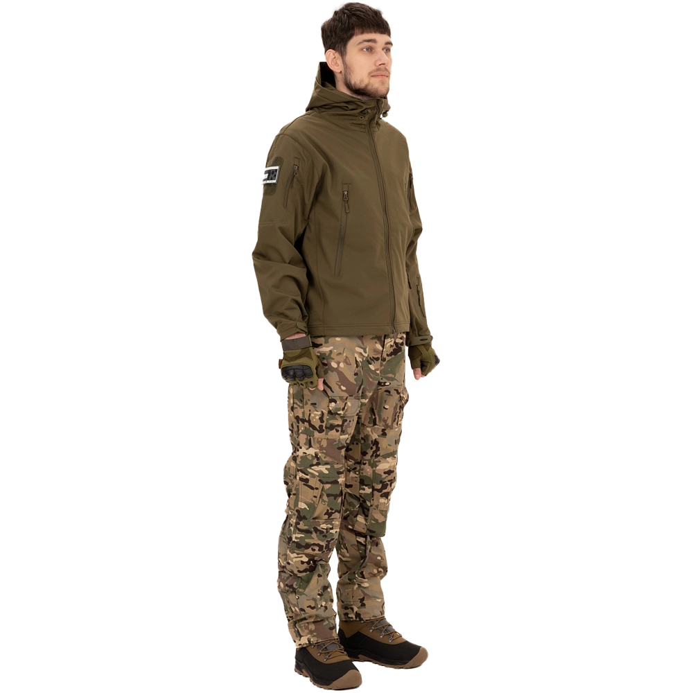 Куртка Remington Shark skin soft shell jacket Army Green р. 2XL. Фото №11