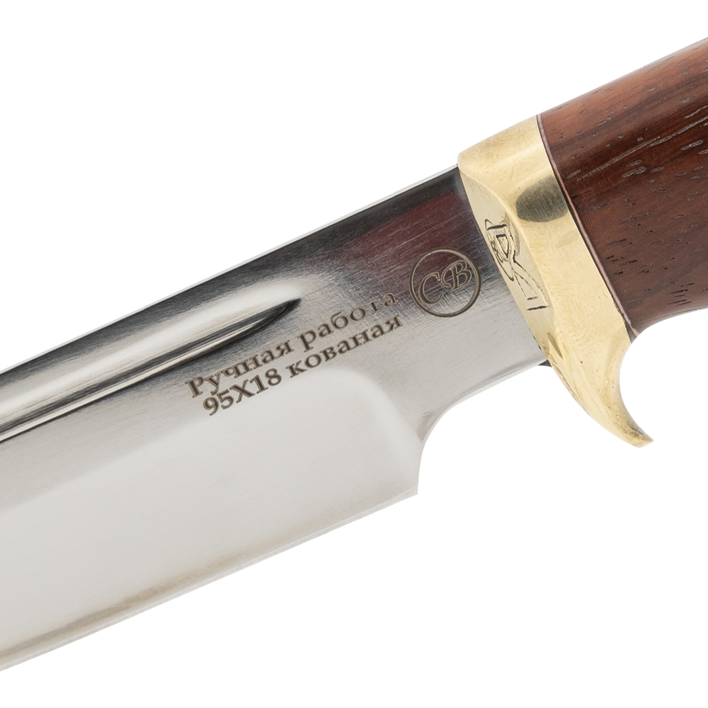 Нож "Секач малый", клинок 95х18, рукоять падук. Фото №2