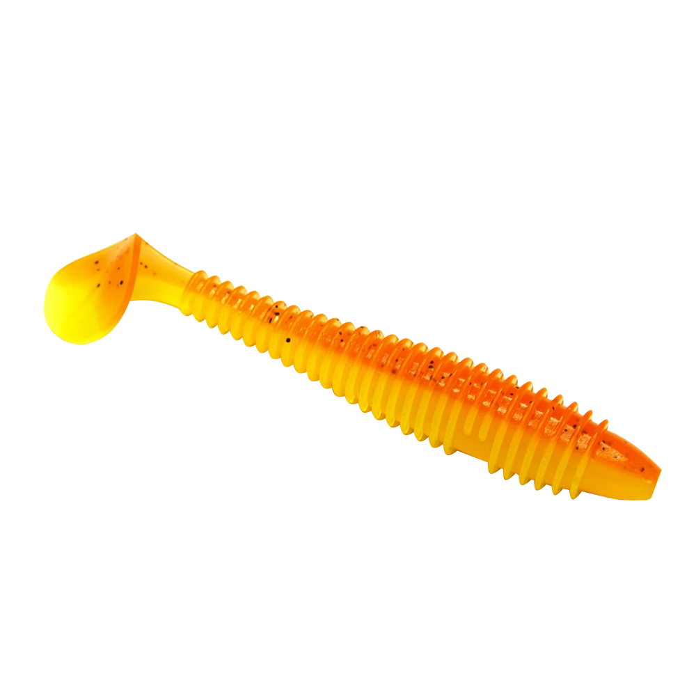 Виброхвост Esox Swinky Fat 5.5" 140мм, (3шт. упак.), цвет DC008. Фото №2