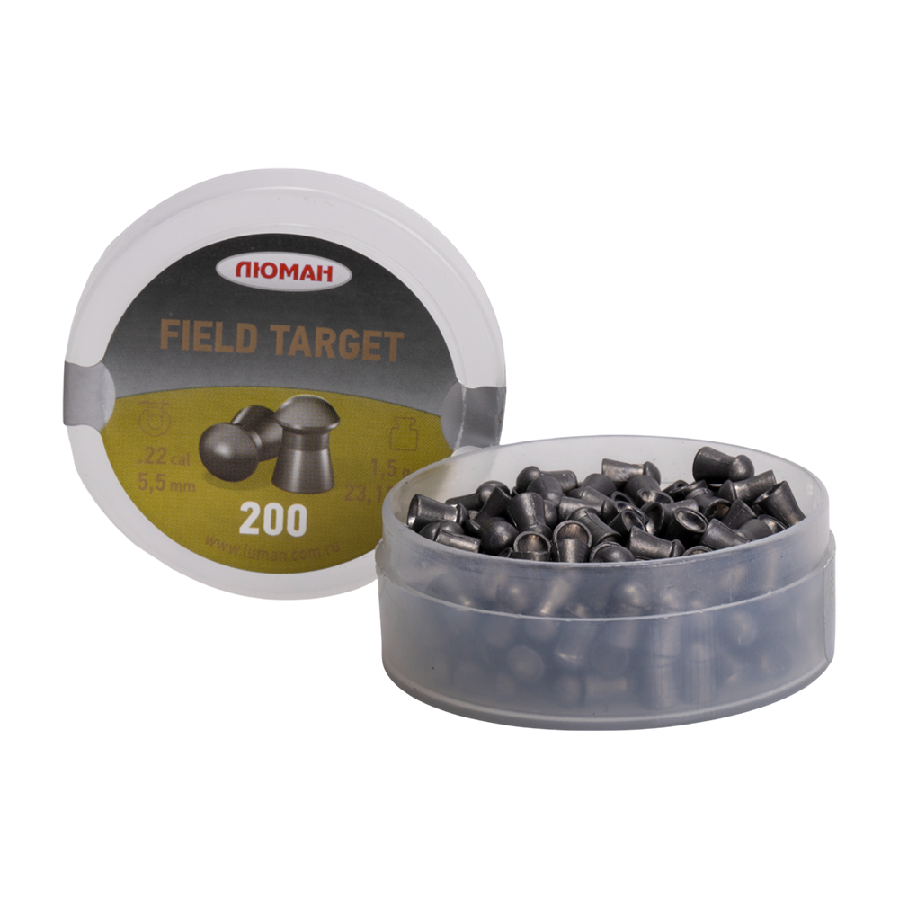 Пуля пневматическая "Field Target", 1,5 г. 5,5 мм. (200 шт.) (36 в упаковке). Фото №2