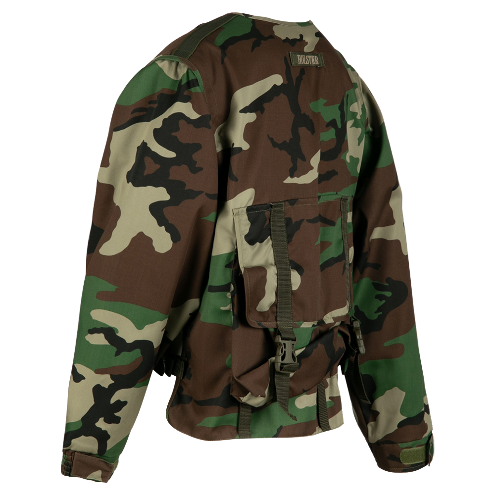 Куртка-жилет охотника "Люкс-2" (смесовая ткань, лес 2010) (112-124/182-188) (Хольстер). Фото №4