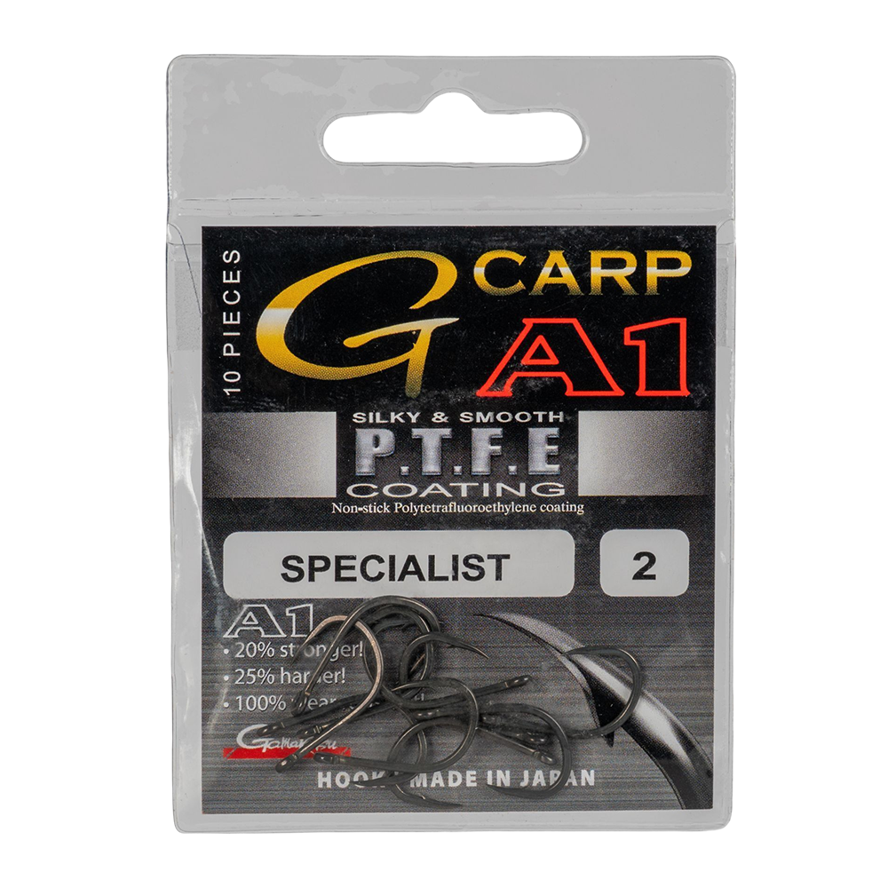 Крючок Gamakatsu Hook A1 G-CARP Specialist PTFE №02. Фото №1