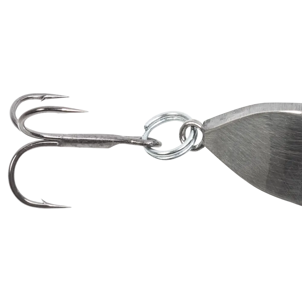 Блесна ЖОР Айгуль 50мм, 12гр, цвет (нейзильбер/нейзильбер). Фото №3