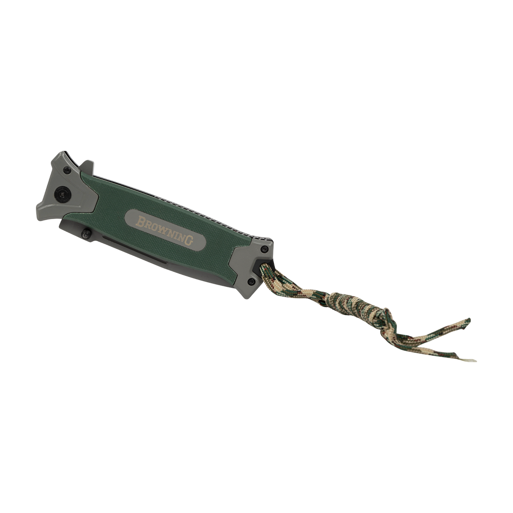 Нож туристический "Browning" 364G, клинок нержавеющая сталь , рукоять G10 (зеленый) (Ярхант). Фото №4