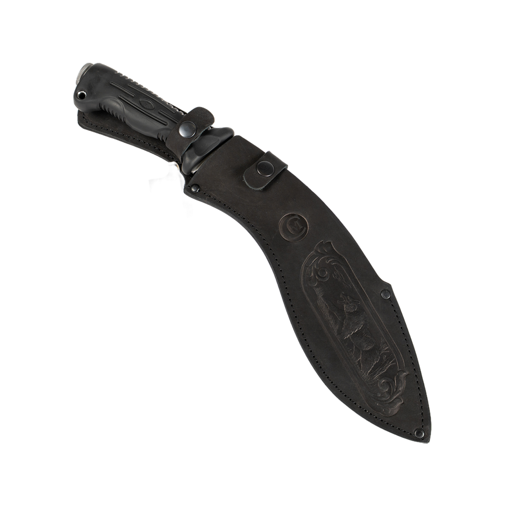 Мачете МС №5 Кукри клинок 65*13, рукоять Elastron. Фото №8