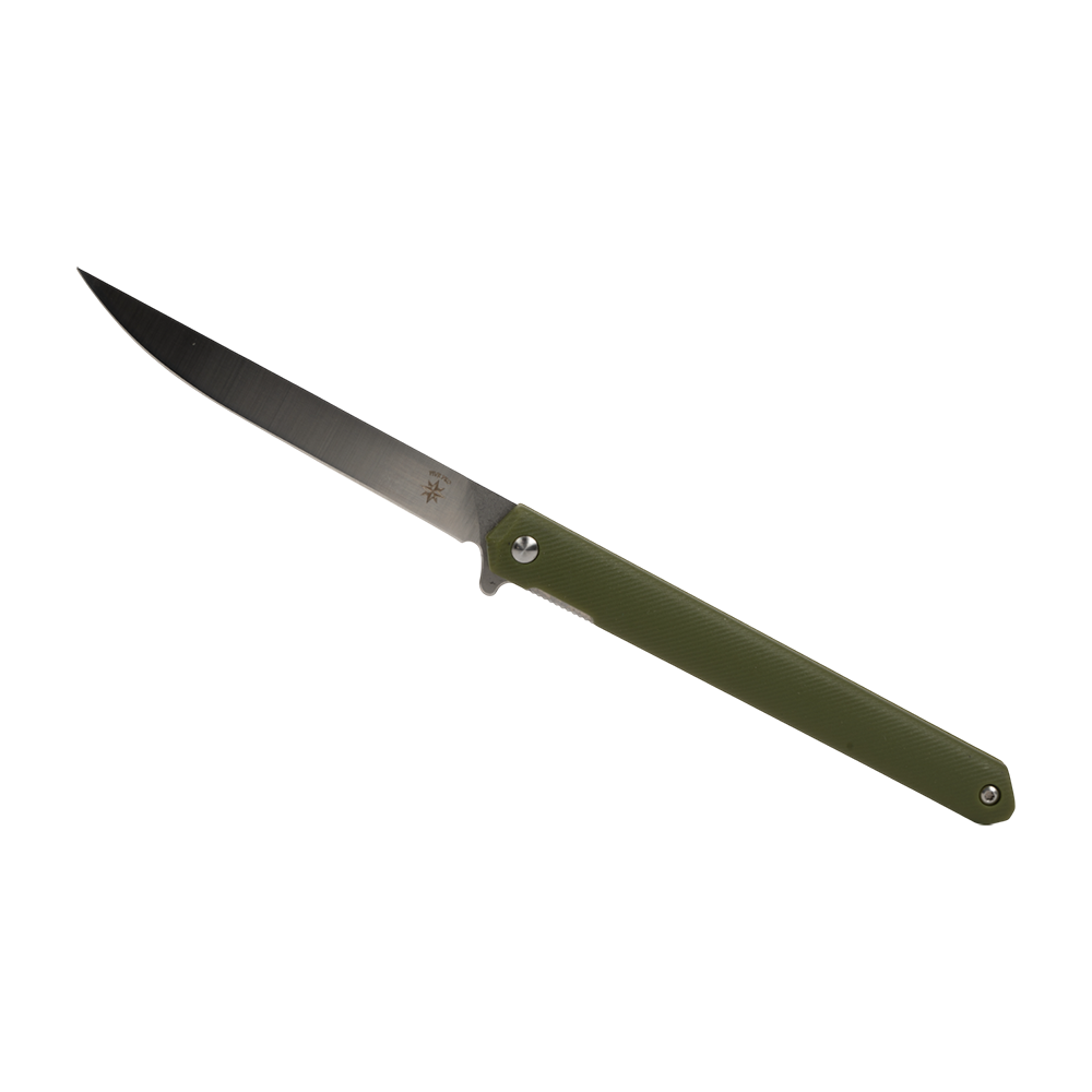 Нож туристический J070G, клинок D2, рукоять G10 (зеленый) (Ярхант). Фото №4 Нож туристический J070G, клинок D2, рукоять G10 (зеленый) (Ярхант). Фото №4