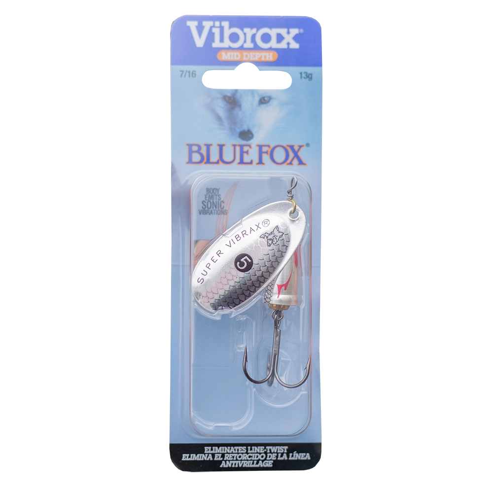Блесна вращающаяся Blue Fox Vibrax Shad №5, 13гр, цвет (SSD). Фото №1