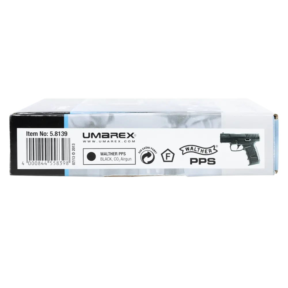 Пистолет пневматический Walther PPS, сплав, черный, Blowback). Фото №5 Пистолет пневматический Walther PPS, сплав, черный, Blowback). Фото №5