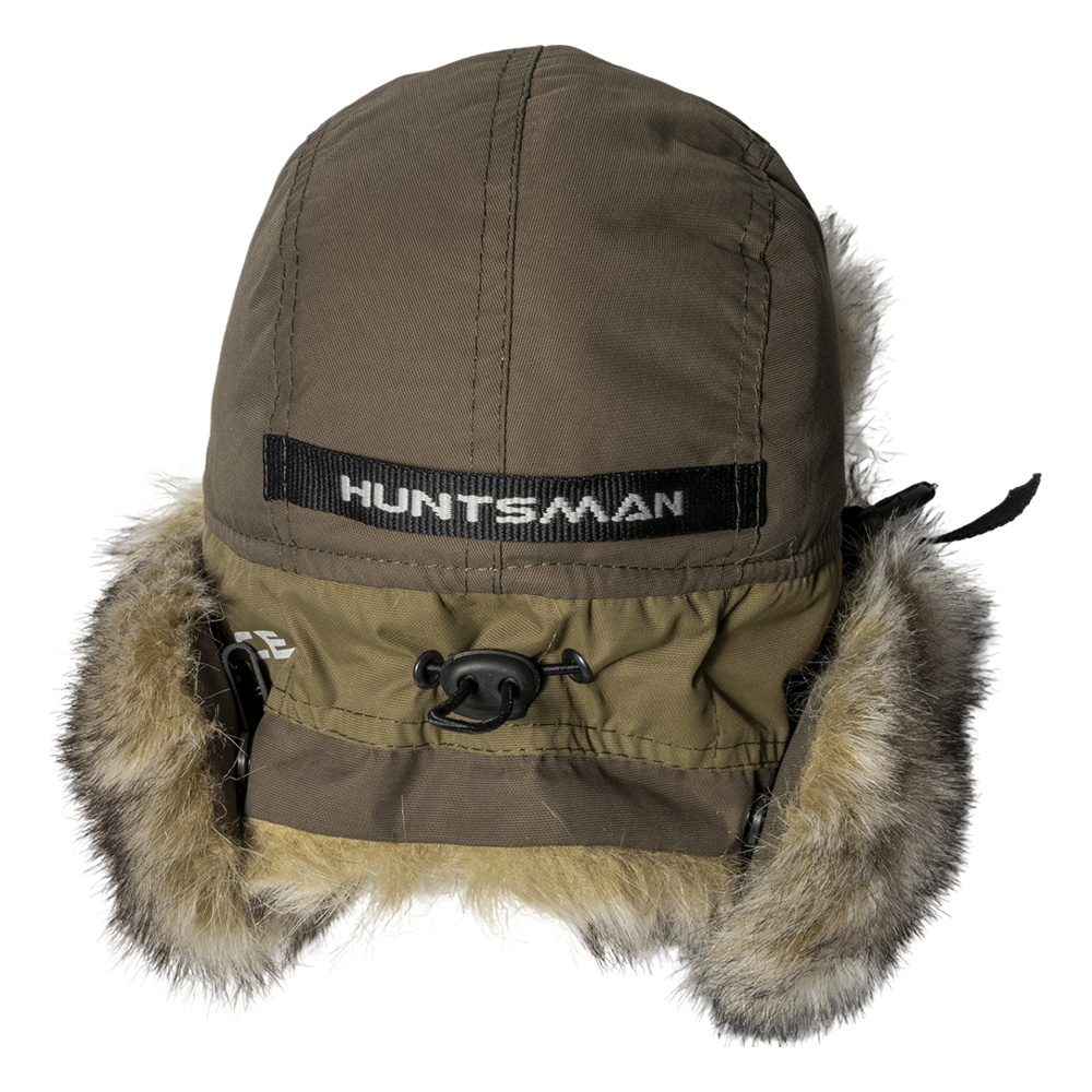Шапка ушанка зимняя Yukon Ice цвет Хаки ткань Breathable (Размер 56-58). Фото №5