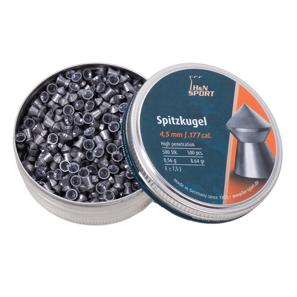 Пуля пневматическая "H&N Spitz Kugel (Dias Spitz"), 4,5 мм., 0,56 гр. (500 шт.). Фото №3