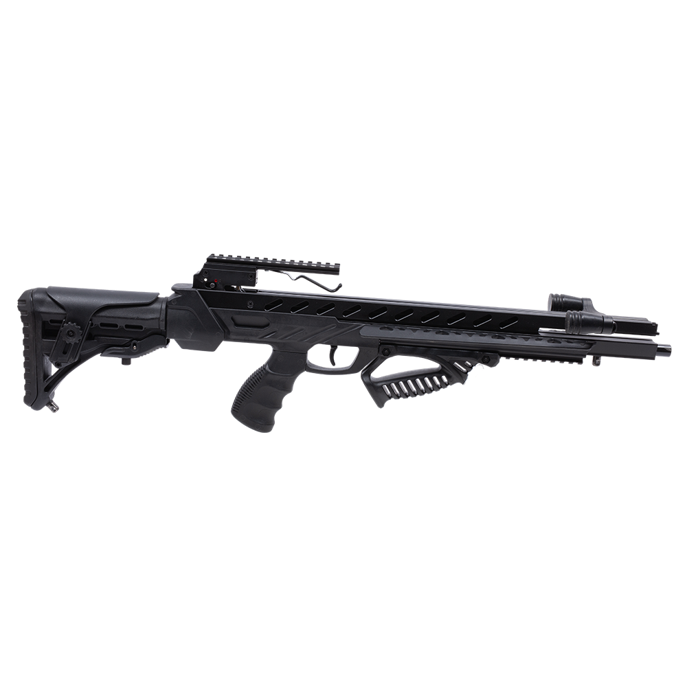 Приклад для арбалета Man Kung XB58, блочный, black, кивер, стрелы 4 шт., прицел, крепеж. Фото №1