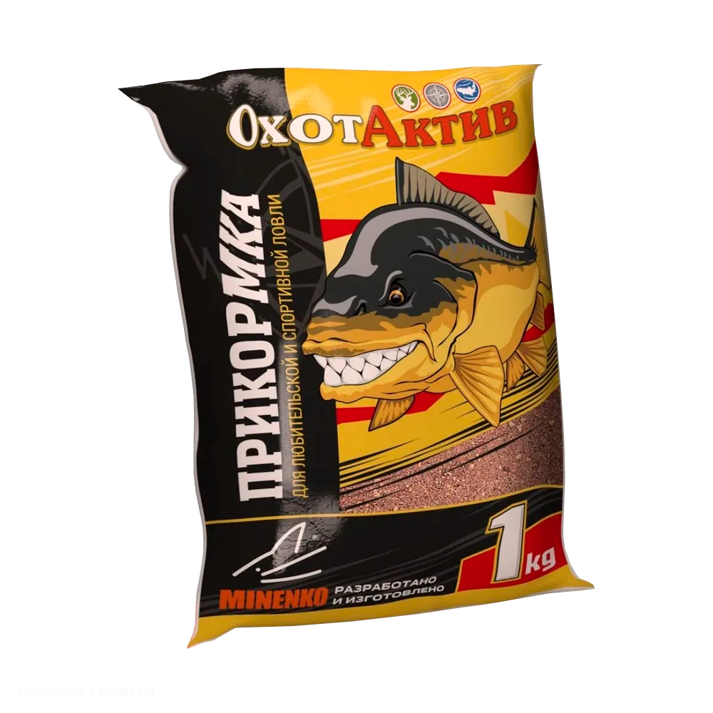 Прикормка «ОхотАктив» Плотва (1кг) Classic. Фото №2