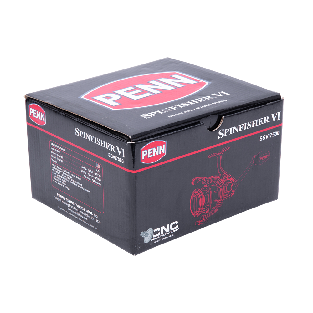 Катушка безынерционная PENN SSVI7500 SPINFISHER VI 7500 SPIN REEL BX. Фото №6 Катушка безынерционная PENN SSVI7500 SPINFISHER VI 7500 SPIN REEL BX. Фото №6