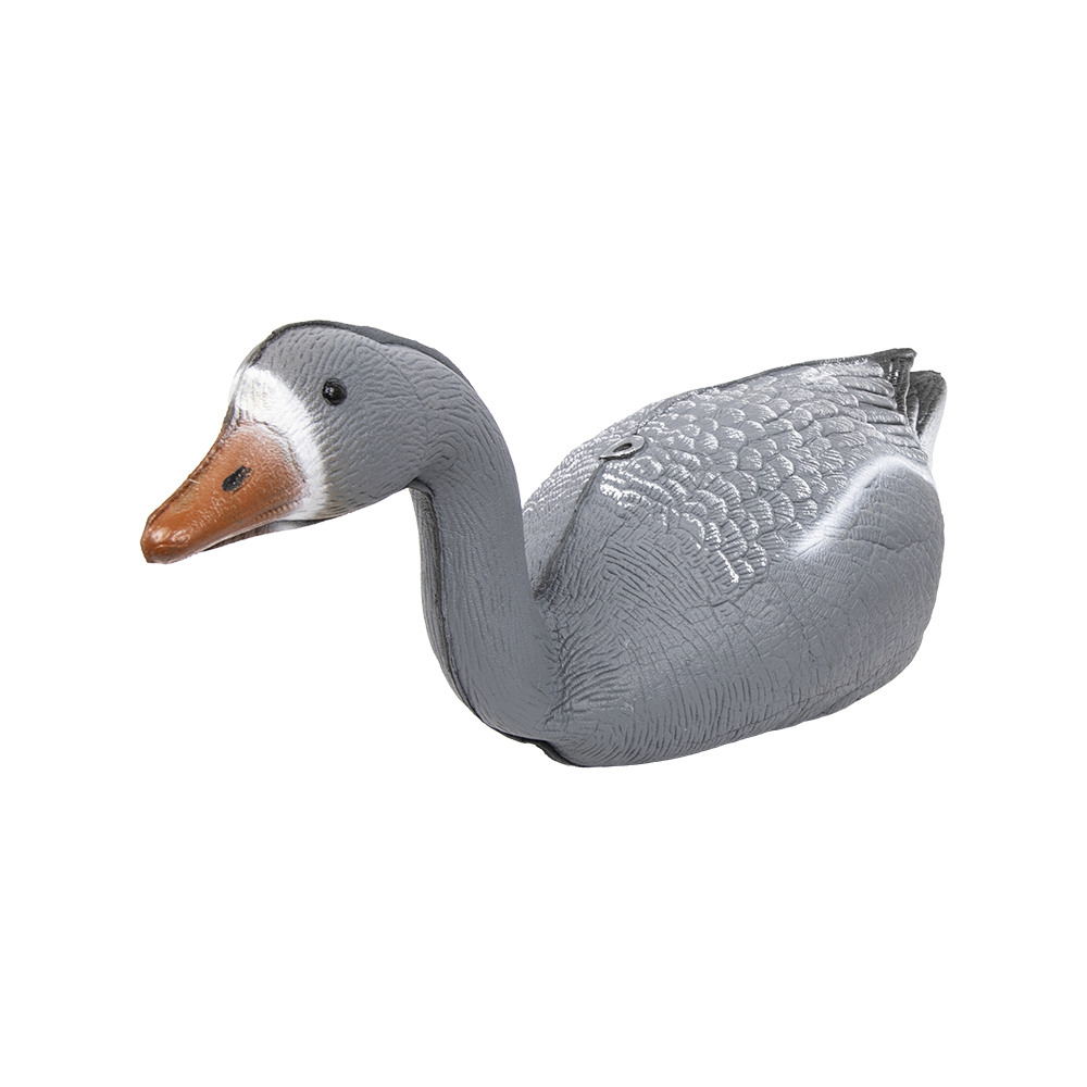 Муляж Гусь белолобый, отдыхающий, вид-2 (прямосмотрящий) (надувной). Фото №2 Муляж Гусь белолобый, отдыхающий, вид-2 (прямосмотрящий) (надувной). Фото №2