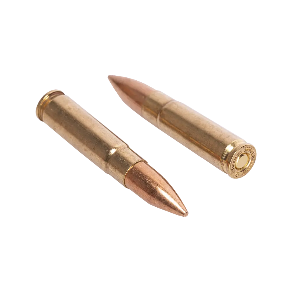 Патрон нарезной ТПЗ 300ААС Blackout FMJ 13,6гр/210gr, лат. об/лат. гил. (20шт.) (500шт в коробке). Фото №3