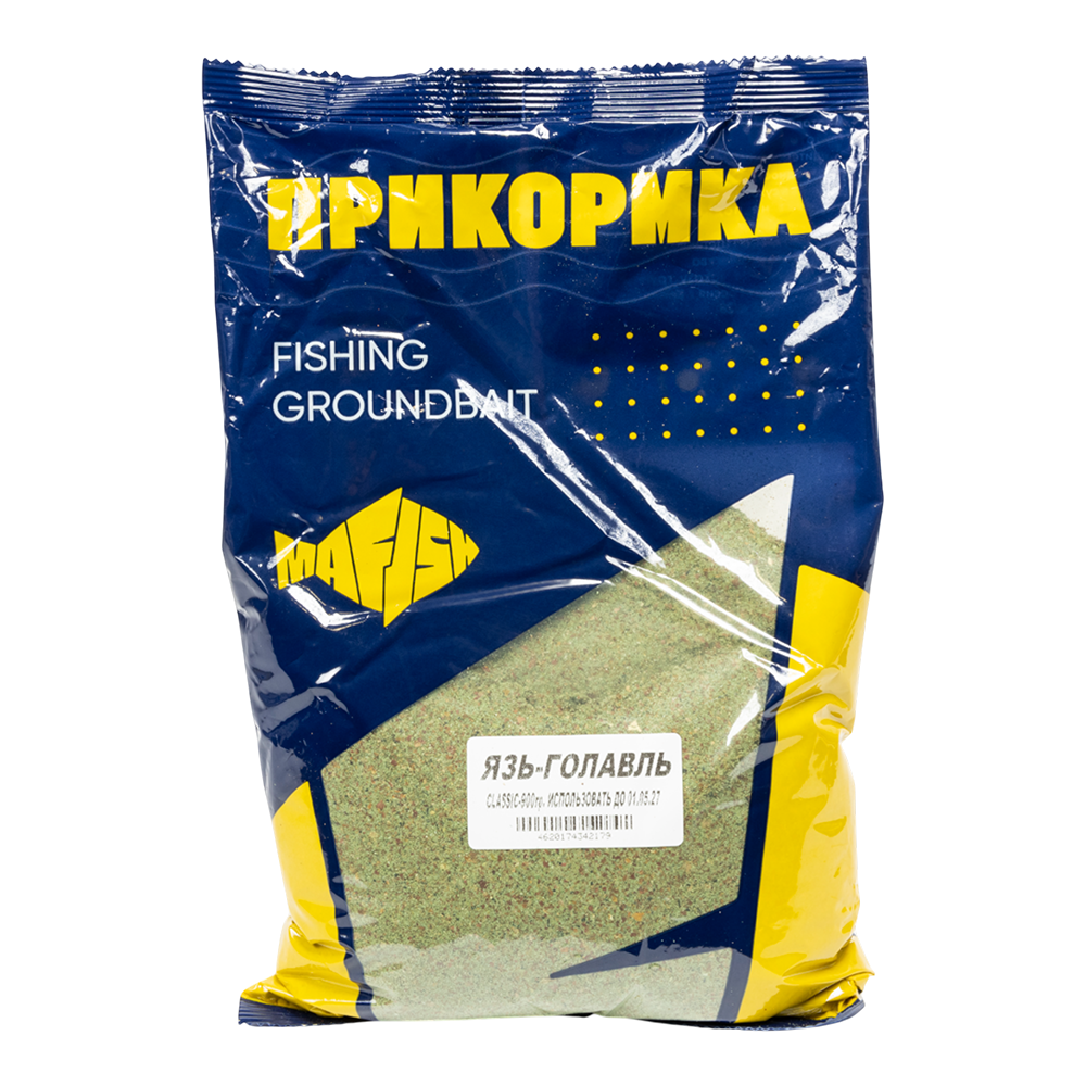 Прикормка Mafish Classiс Язь-Голавль 900гр.. Фото №1