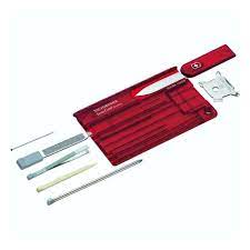 Нож Victorinox SwissCard QUATTRO, Ruby translucent . Фото №2