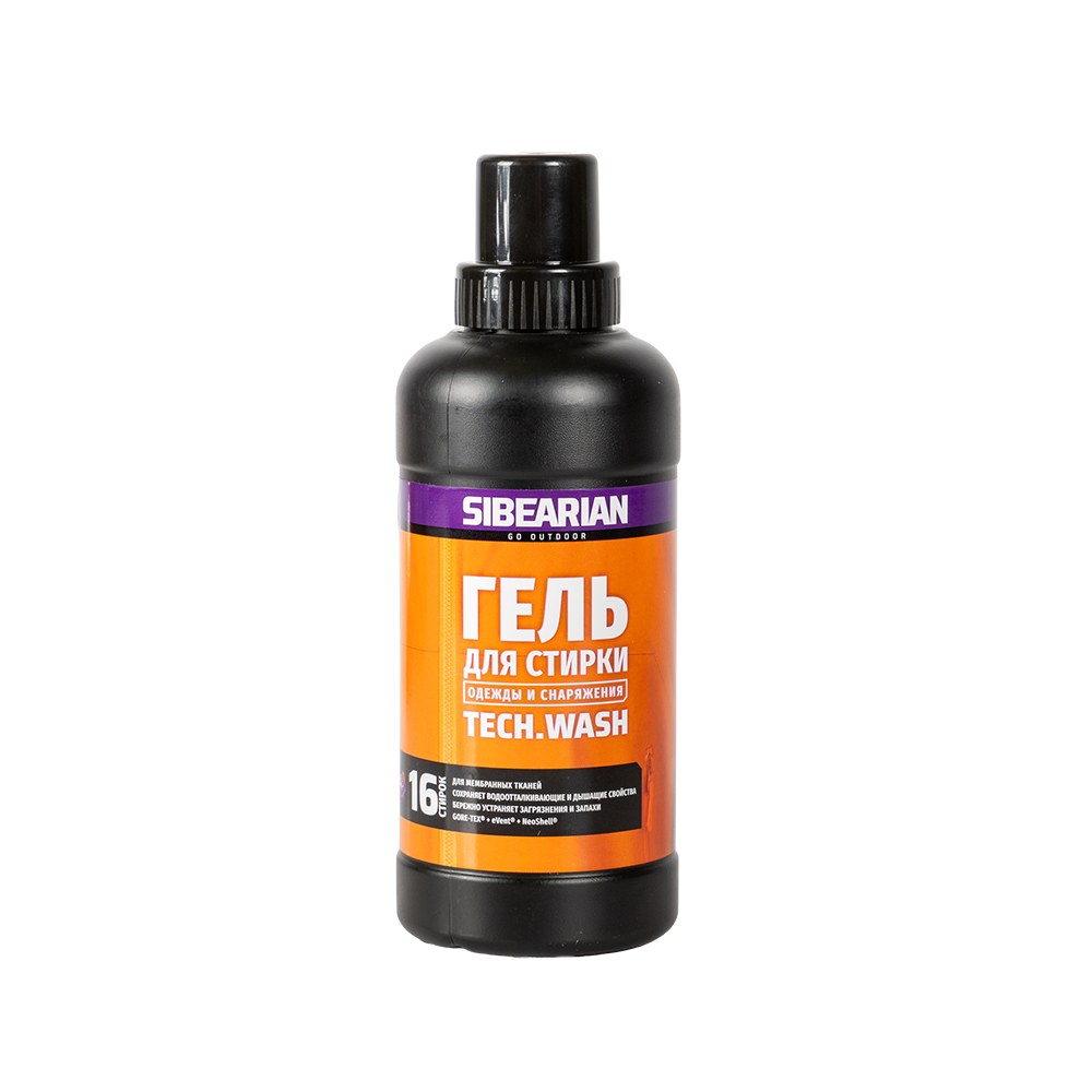Гель SIBEARIAN TECH WASH для стирки мембранных и технологичных тканей 500 мл. Фото №1