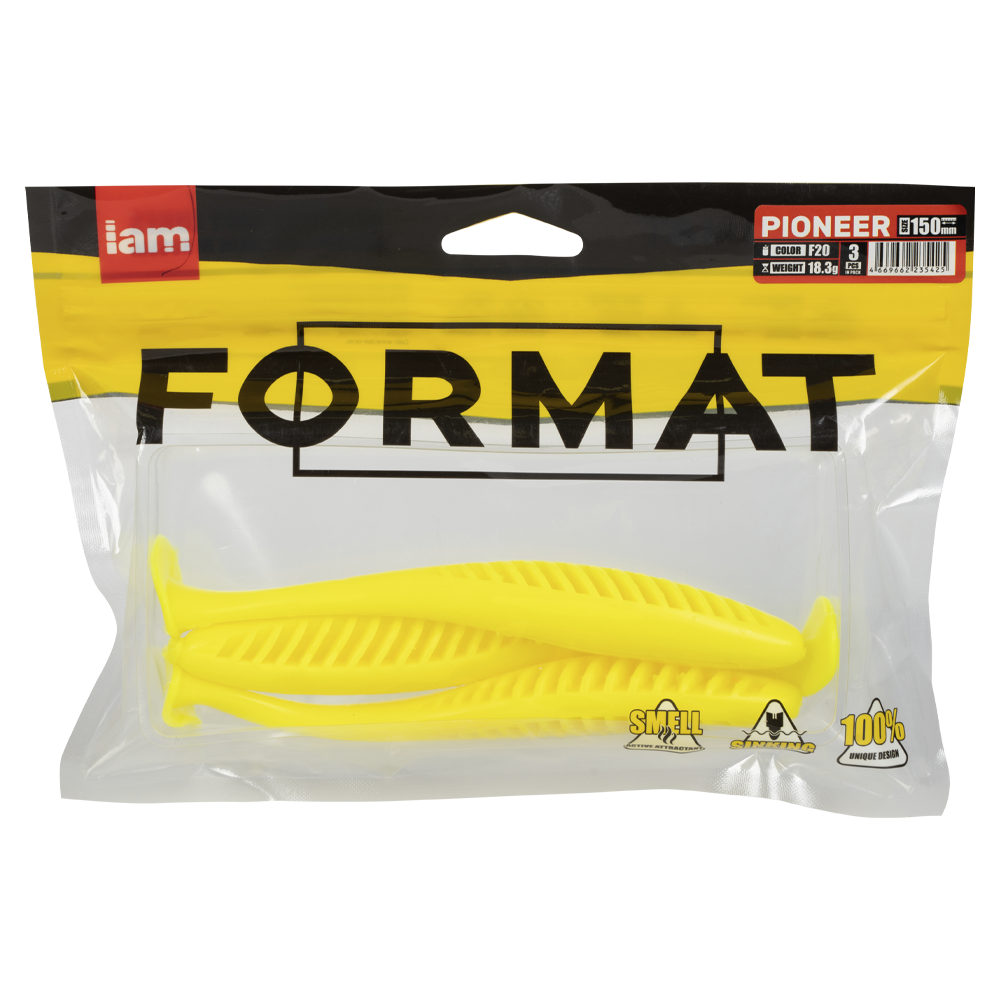 Силиконовая приманка Format Pioneer, 150мм, цвет F20 (3шт. упак). Фото №1 Силиконовая приманка Format Pioneer, 150мм, цвет F20 (3шт. упак). Фото №1