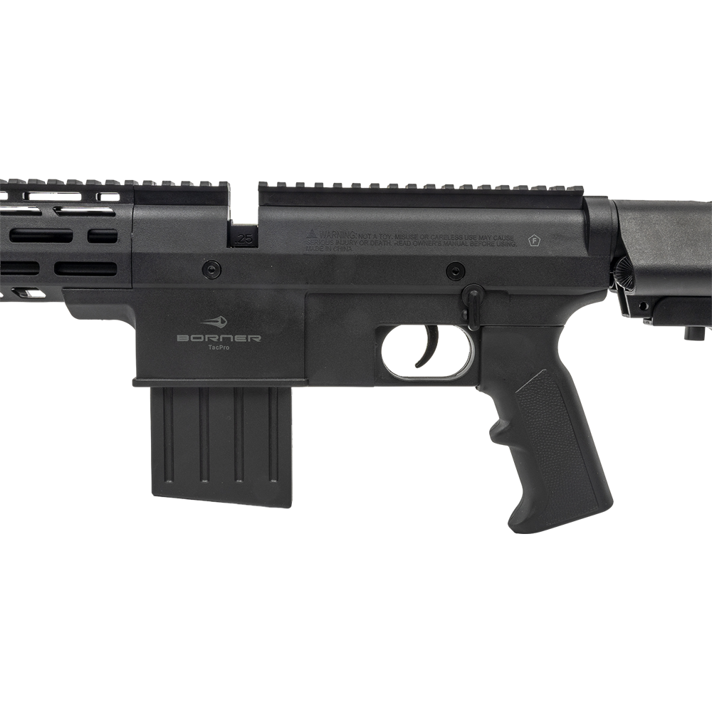 Винтовка пневматическая Borner PCP TacPro cal. 6,35 мм, 3Дж. (пластик черный). Фото №22