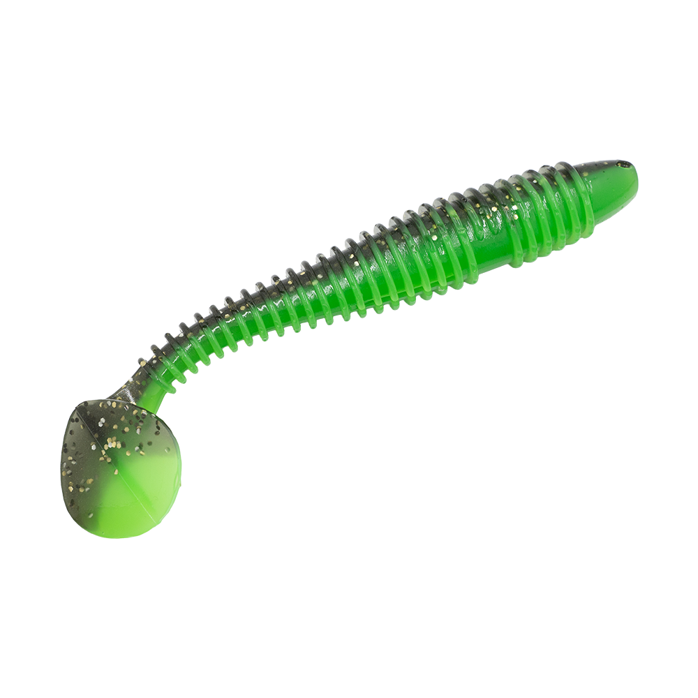 Виброхвост Esox Swinky Fat 5.5" 140мм, (3шт. упак.), цвет DC011. Фото №3